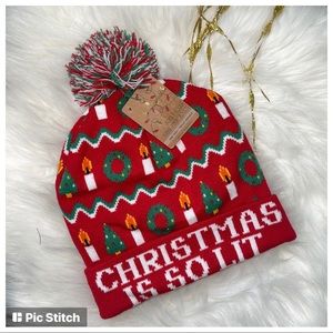 NWT Christmas beanie